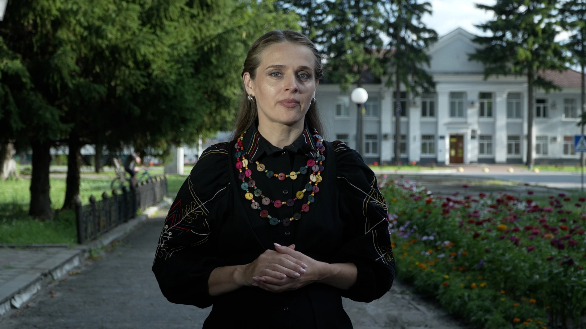 У Гадячі знімали документальний фільм про Олену Пчілку