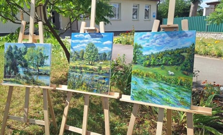 У Гадячі завершилася мистецька резиденція «КаташовHadiachArt»