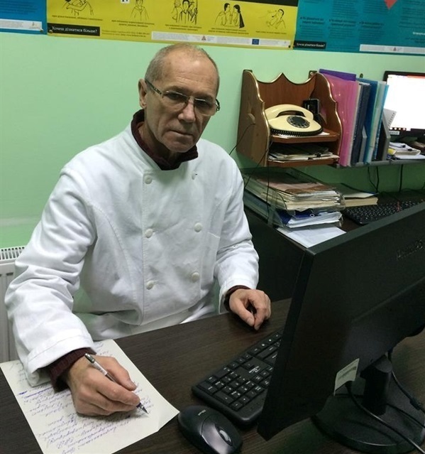 Володимир Оніщенко, лікар-інфекціоніст кабінету "Довіра" КНП "Гадяцька МЦЛ"