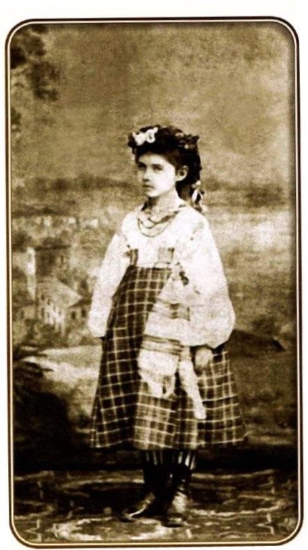 Ольга Драгоманова (Олена Пчілка). 1855 або 1856 роки