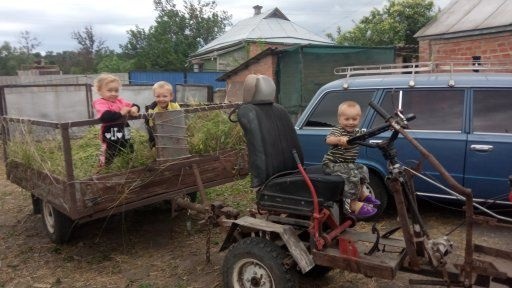 На сімейній фермі роботи вистачає всім. 