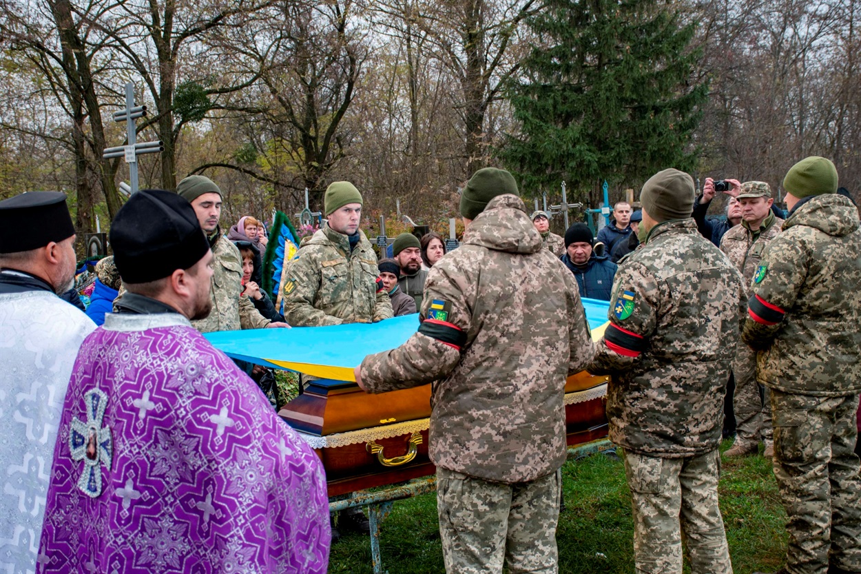 Прощання із Ігорем Свищем у Корсунівці. 
