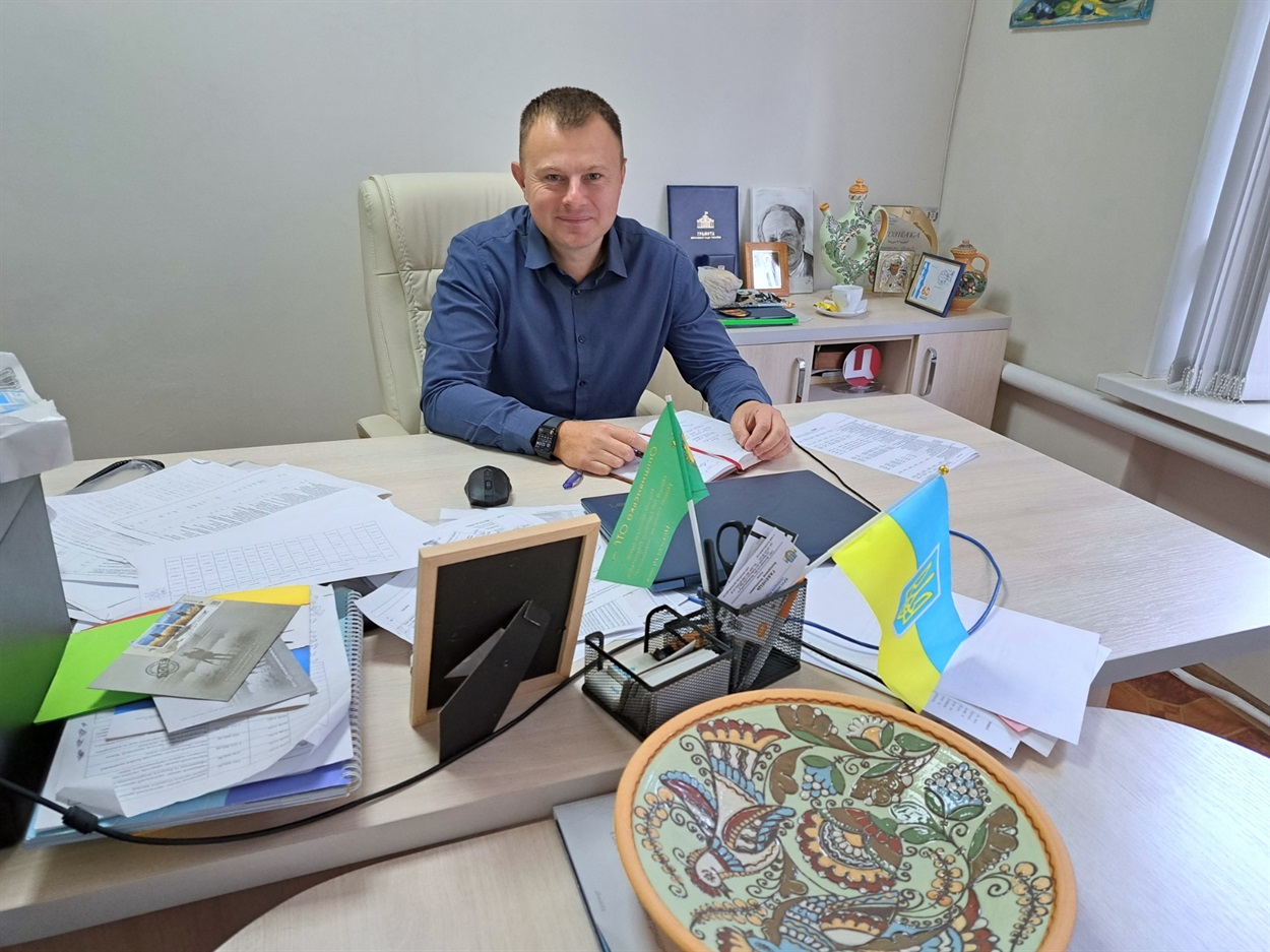 
Голова Опішнянської громади Микола Різник